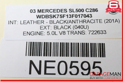 00-06 Mercedes R230 SL500 S55 AMG ABC Suspension Active Body Control Module OEM