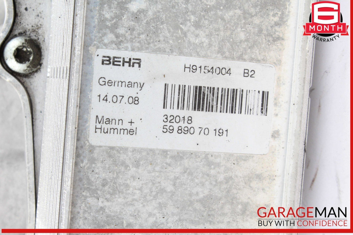 05-13 Mercedes W204 C300 E550 Oil Filter Cooler Housing 2721800410 OEM