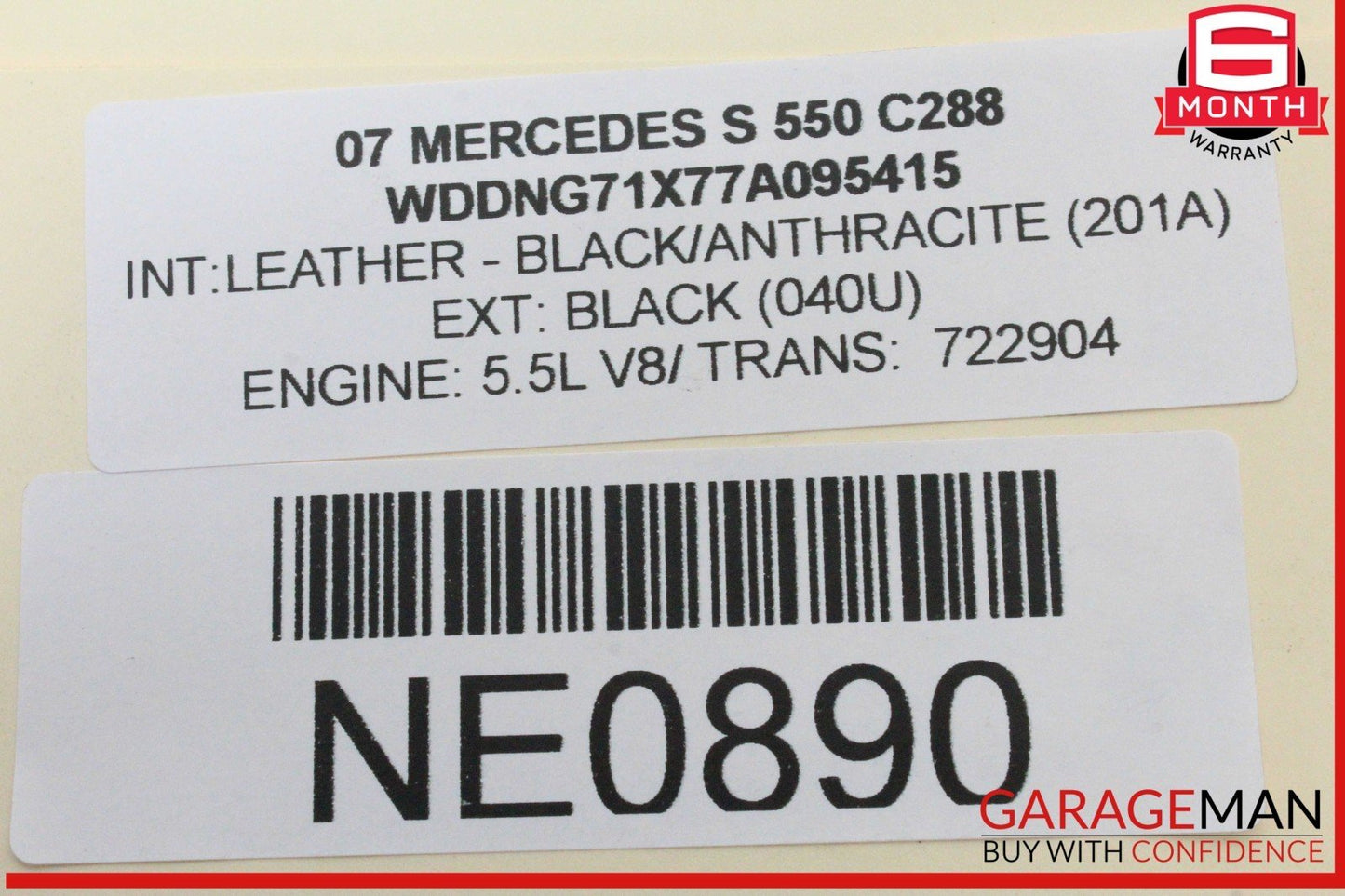 07-14 Mercedes W221 S550 S450 CL550 Trunk Lid Unlock Release Handle OEM