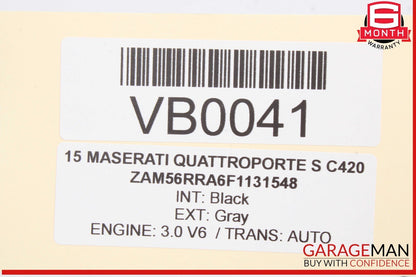 14-17 Maserati Quattroporte S Rear Interior Overhead Dome Light Lamp OEM