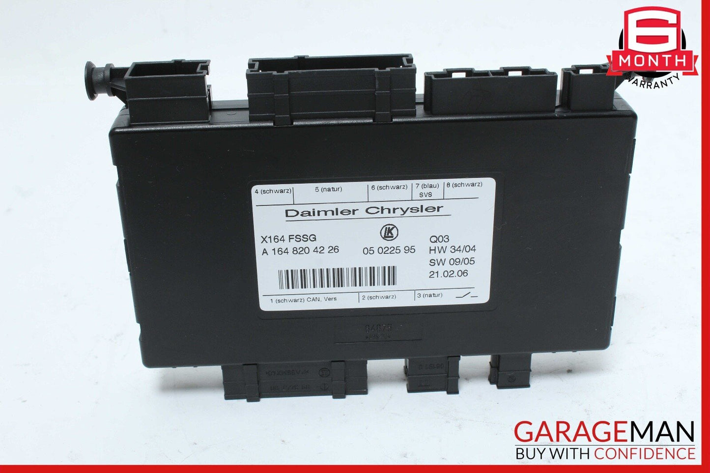 07-09 Mercedes X164 GL450 4MATIC Third Seat Row Power Folding Control Module OEM