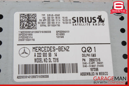15-18 Mercedes W205 C300 C400 Sirius Satellite Radio Receiver Module Unit OEM