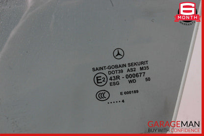 12-18 Mercedes W218 CLS500 CLS550 CLS63 Front Left Side Door Window Glass OEM