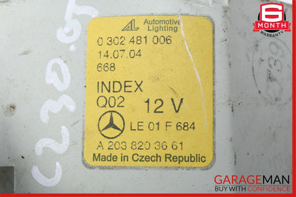 05-07 Mercedes W203 C230 C240 Front Right Side Headlight Light Lamp Halogen OEM