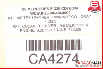 03-09 Mercedes W211 E320 E350 E500 E55 Front Right Side Dashboard Airbag Air Bag