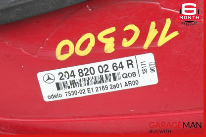 08-11 Mercedes W204 C300 4MATIC Taillight Tail Light Lamp Right Side OEM