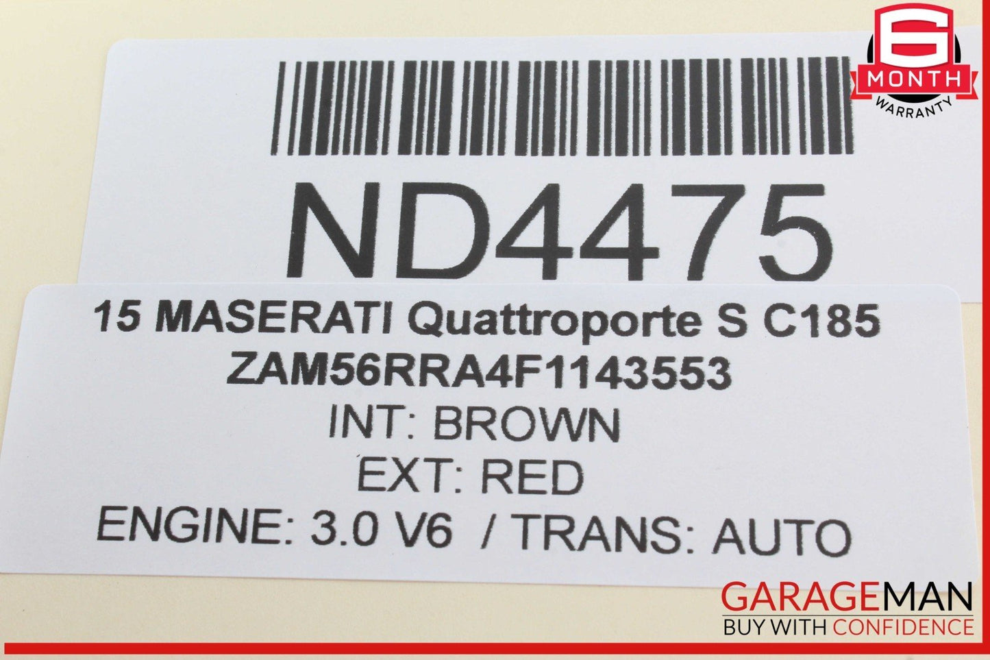 14-17 Maserati Quattroporte S Rear Right or Left Lower Control Arm 670002808 OEM