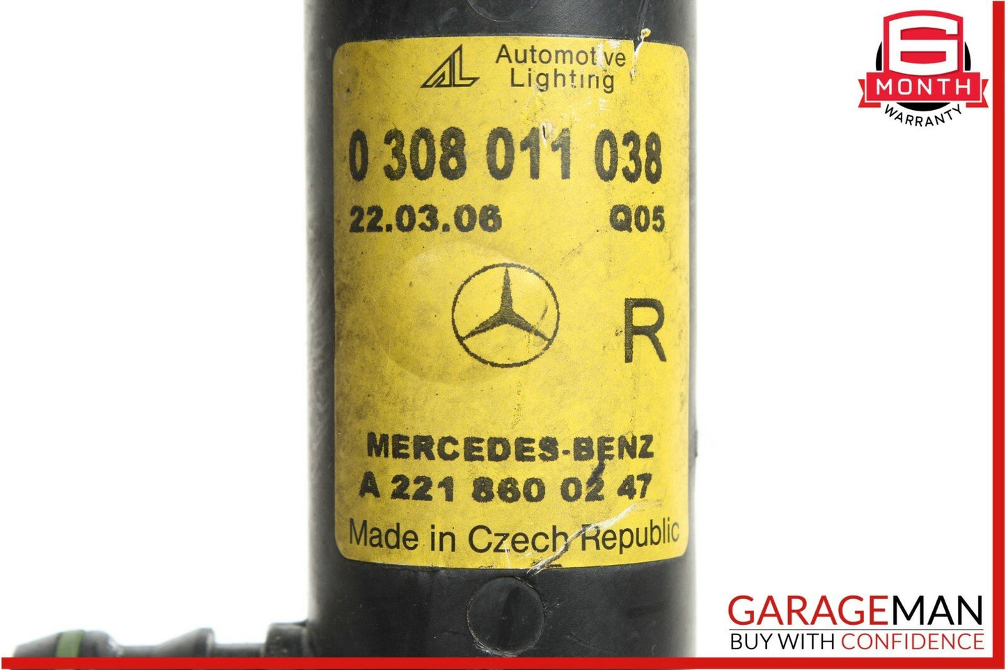 07-13 Mercedes W221 S550 S63 AMG Right Side Headlight Washer Nozzle Pump OEM