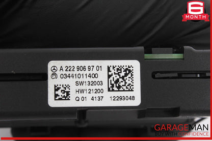 14-17 Mercedes W222 S550 AC A/C Climate Control Switch Dual Zone 2229069701 OEM