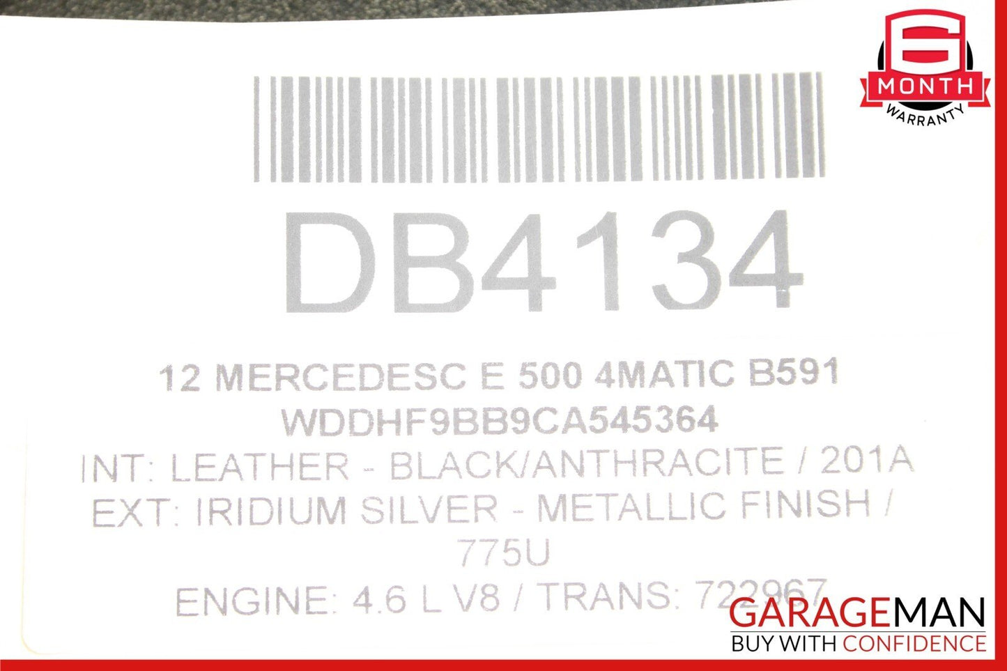 11-14 Mercedes E550 S550 CL550 4Matic AWD 722.9 7G Automatic Transmission 112k