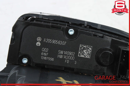 17-21 Mercedes W205 C300 4MATIC Center Console Multi Function Control Switch OEM