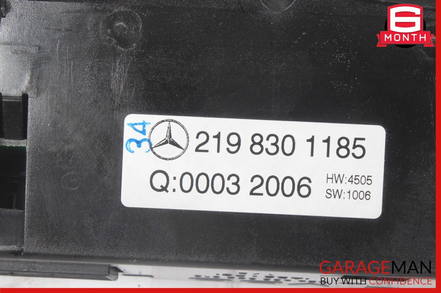06-11 Mercedes W219 CLS550 CLS500 A/C AC Heater Climate Control Unit OEM