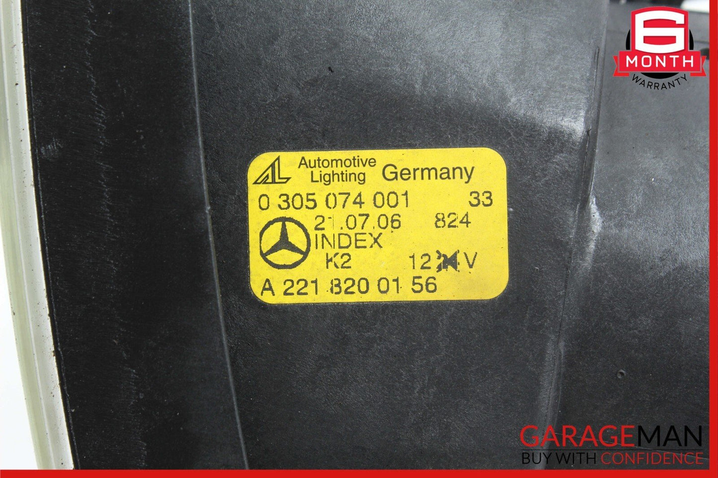 07-09 Mercedes W221 S450 S550 S600 Front Left Fog Light Foglight Lamp
