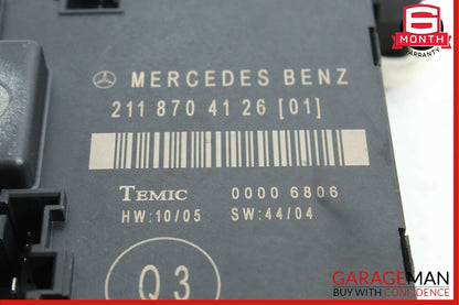 03-09 Mercedes W211 E320 E350 E550 Rear Right Side Door Control Module Unit