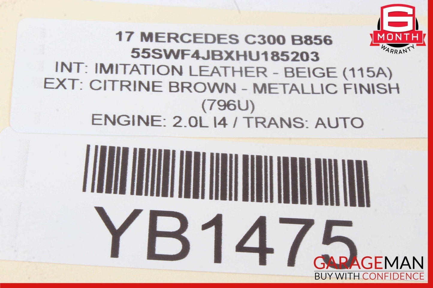 15-20 Mercedes W205 C300 C350e C400 A/C AC Heater Climate Control Switch OEM