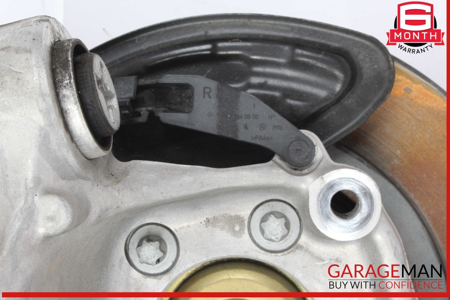 20-23 Mercedes W118 CLA250 Rear Right Side Spindle Knuckle w/ Rotor Disc