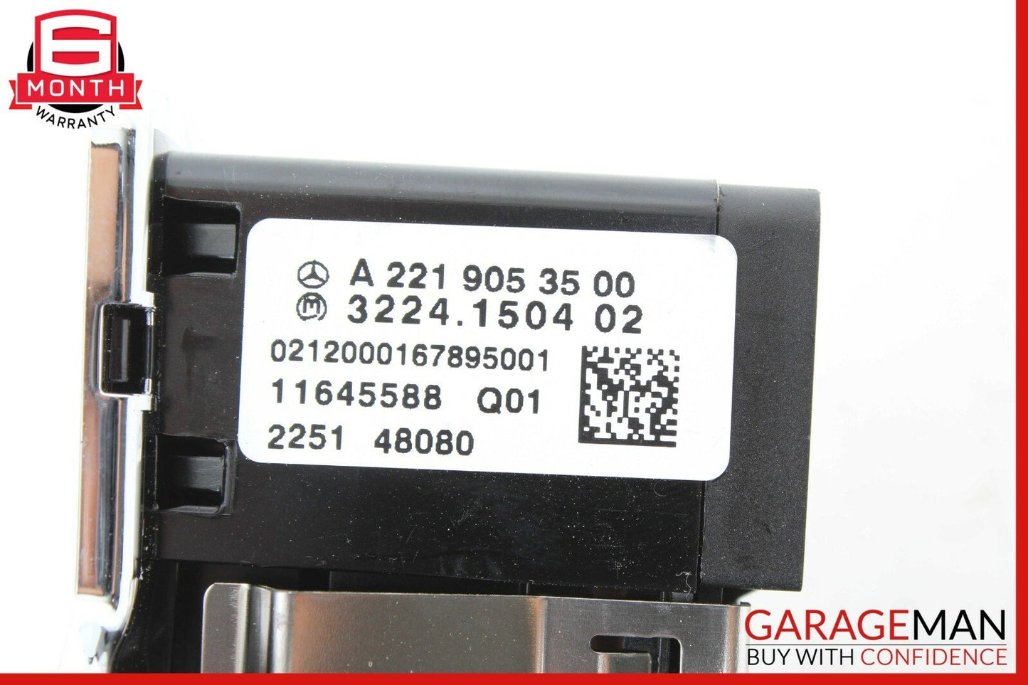 07-13 Mercedes W221 S550 S600 CL550 Headlight Switch Control 2219053500 Q01 OEM
