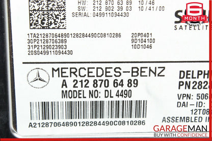 12-14 Mercedes C250 SLK350 CLS500 Sirius Satellite Radio Receiver Control Module