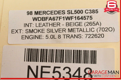 96-02 Mercedes R129 SL500 Floor Shifter Gear Shift Selector 2022670537 OEM