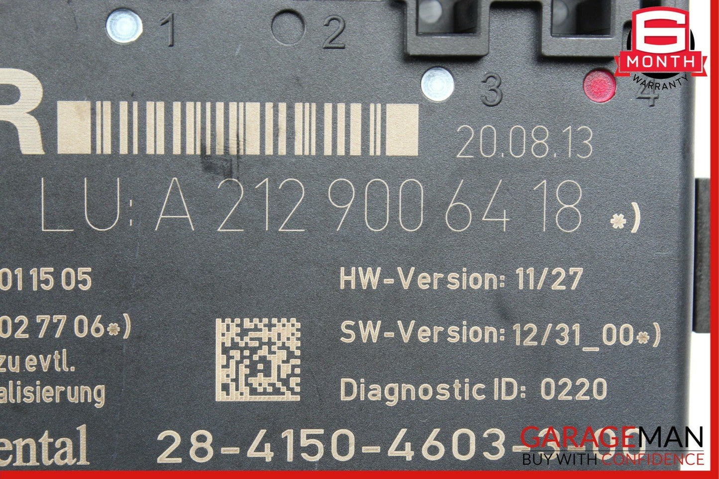 12-14 Mercedes W204 C250 C350 Front Right Side Door Control Module Unit OEM