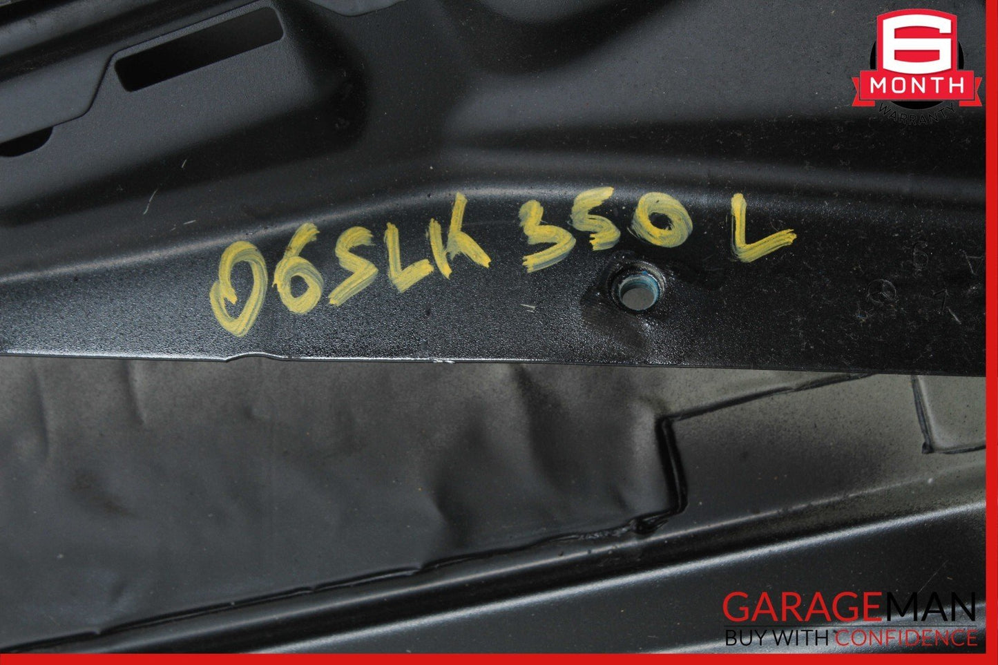 05-11 Mercedes R171 SLK350 Rear Left Side Window Roof C Pillar Panel Black