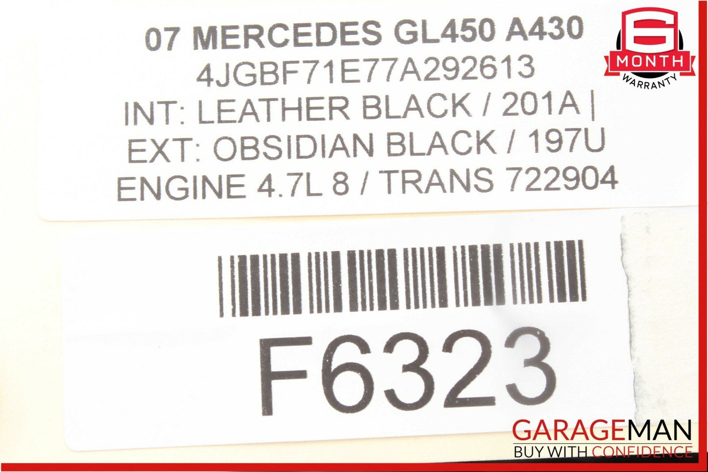 06-08 Mercedes X164 GL450 ML320 Speedometer Odometer Instrument Cluster Gauge