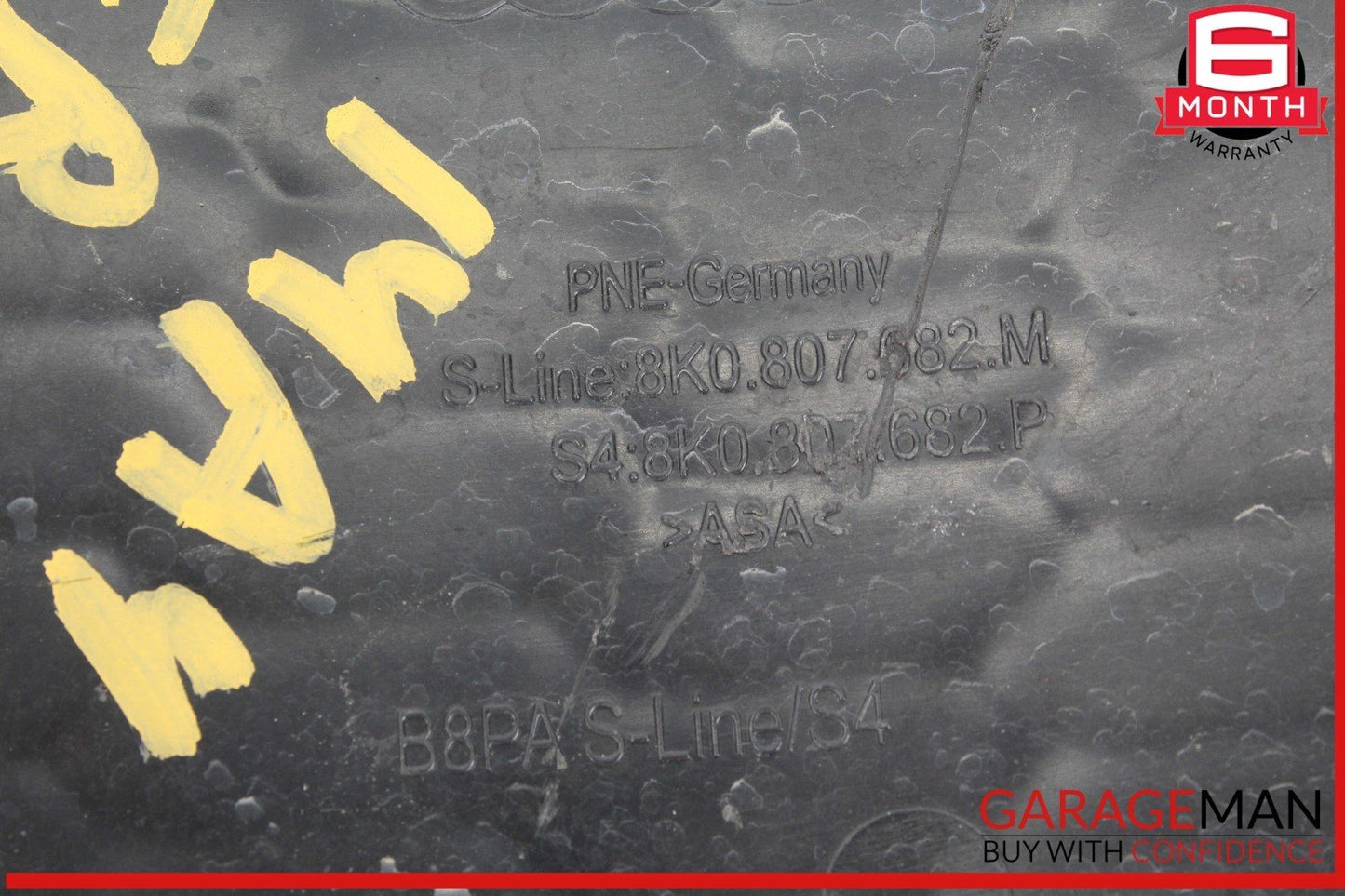 13-16 Audi A4 Front Right Passenger Side Bumper Fog Light Grille Trim Bezel OEM