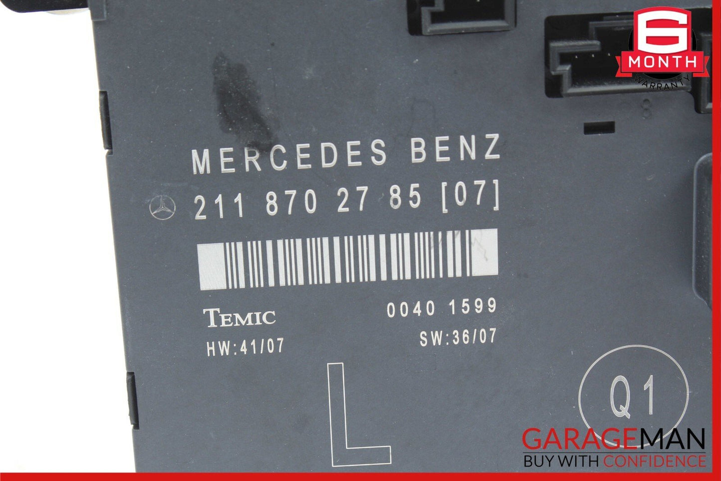 03-09 Mercedes W211 E350 E500 Front Left Driver Side Door Control Module OEM