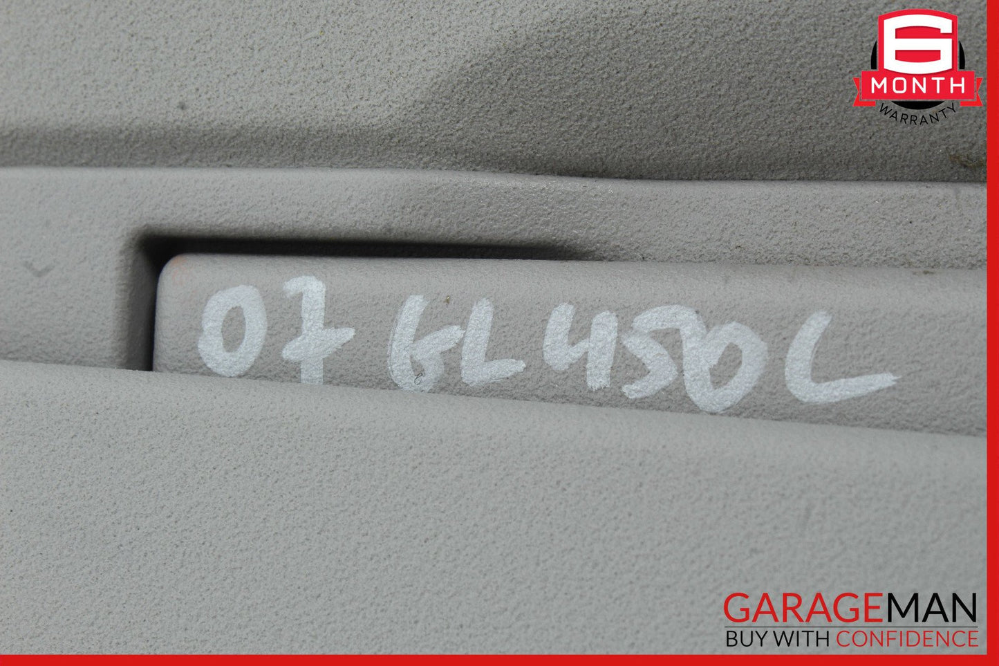 06-12 Mercedes GL450 ML450 Front Left Side Sun Visor Sunvisor Cover Shade Gray