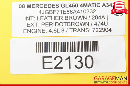 06-12 Mercedes X164 GL450 GL550 ML550 Hazard Control Switch Panel 1648709210 OEM