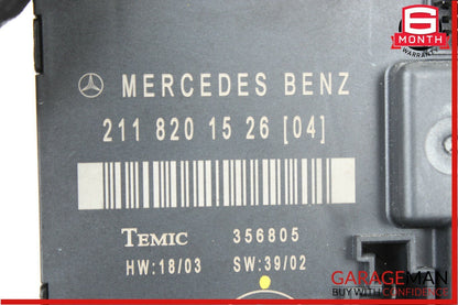 03-06 Mercedes W211 E500 E55 AMG E350 Rear Left Side Door Control Module OEM