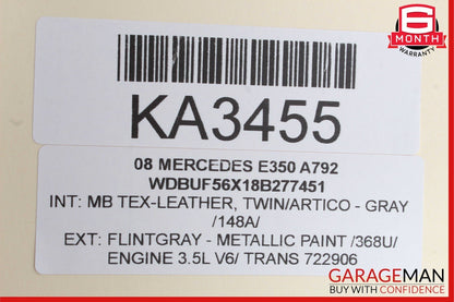 03-09 Mercedes W211 E320 E350 Rear Right Side Exterior Door Handle Flintgray