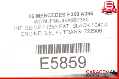 06-09 Mercedes W211 E350 Ipod Interface Control Module OEM