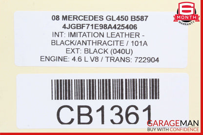 06-12 Mercedes X164 GL450 GL550 ML550 Front Left Side Reinforcement Bracket OEM