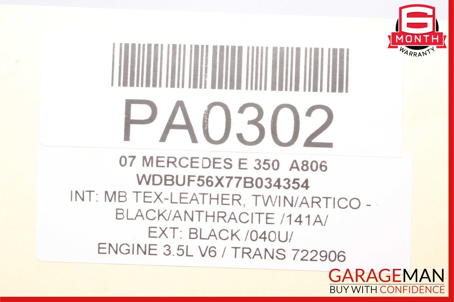 06-09 Mercedes W211 E350 CLK350 722.9 7G Automatic Transmission Assembly 170k