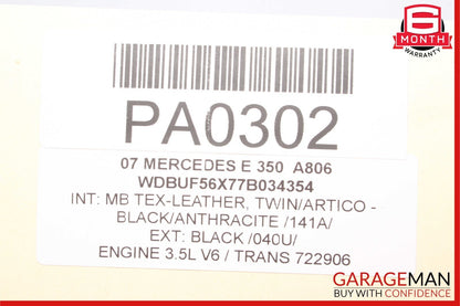 06-09 Mercedes W211 E350 CLK350 722.9 7G Automatic Transmission Assembly 170k