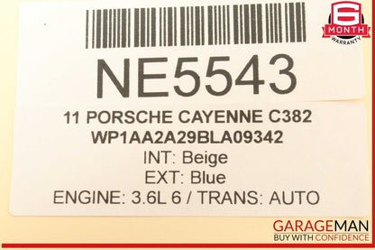 11-18 Porsche Cayenne 958 Front Driveshaft Propeller Shaft 7P0521101H OEM