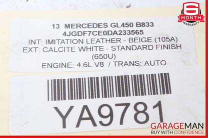 11-14 Mercedes X166 GL450 CL550 S550 Engine High Pressure Fuel Pump Housing Assy