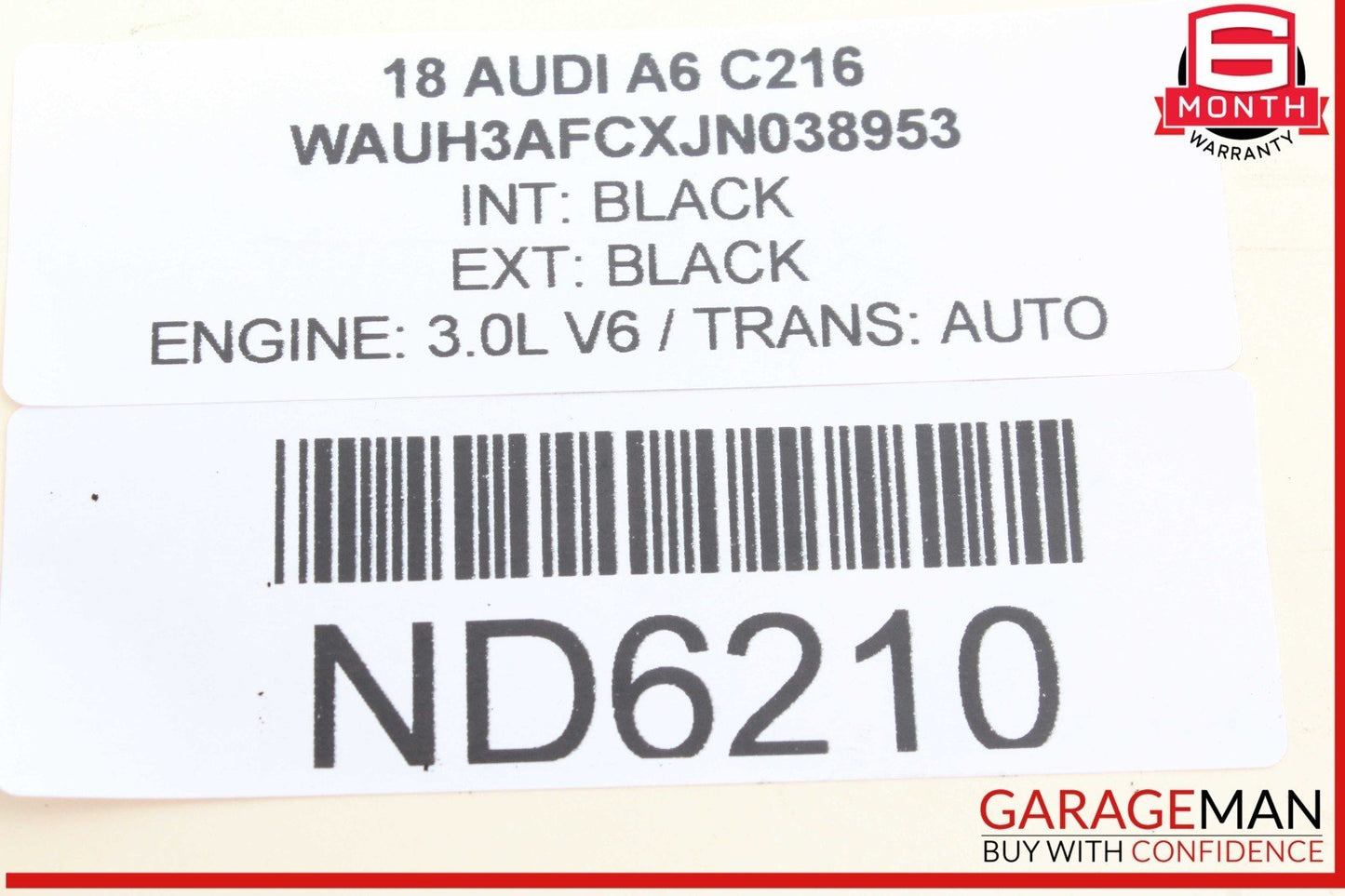 09-18 Audi A6 A7 S4 A4 Rear Left or Right Side Lower Forward Control Arm OEM