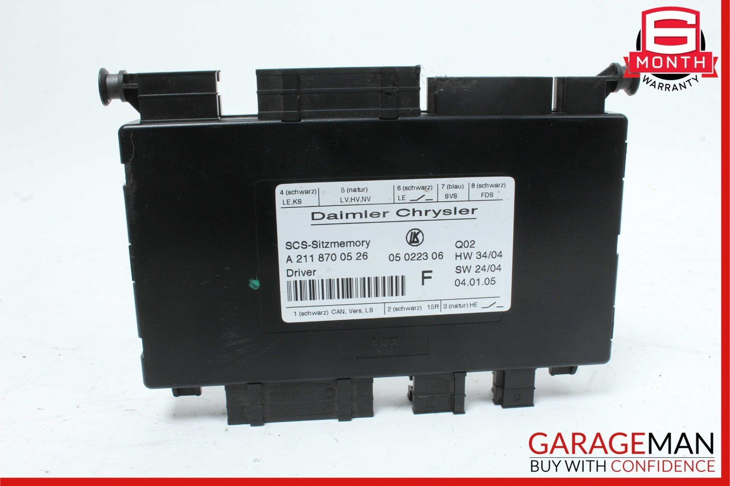 03-12 Mercedes W219 CLS500 GL350 SLK350 Seat Control Module Left Side OEM