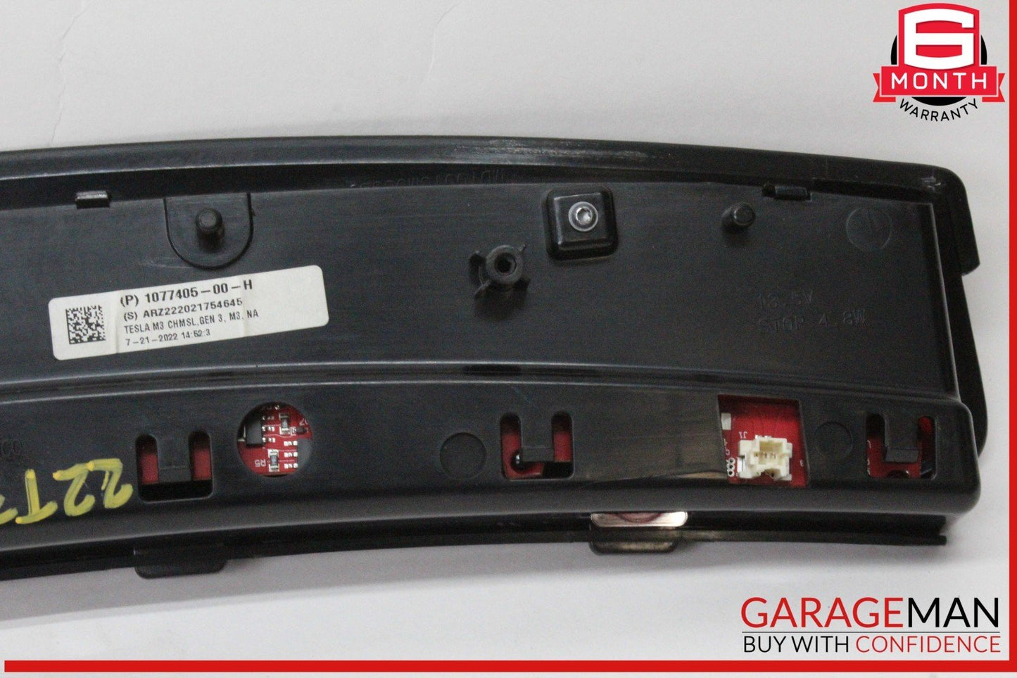 17-23 Tesla Model 3 Rear Center Third 3rd Brake Light Stop Lamp 107740500H OEM