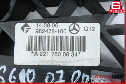 07-13 Mercedes W221 S600 Rear Right Side Exterior Door Handle Keyles Go Black