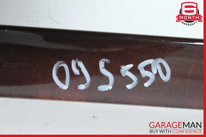 07-09 Mercedes W221 S550 Front Center Console Armrest Bezel Panel Wood OEM
