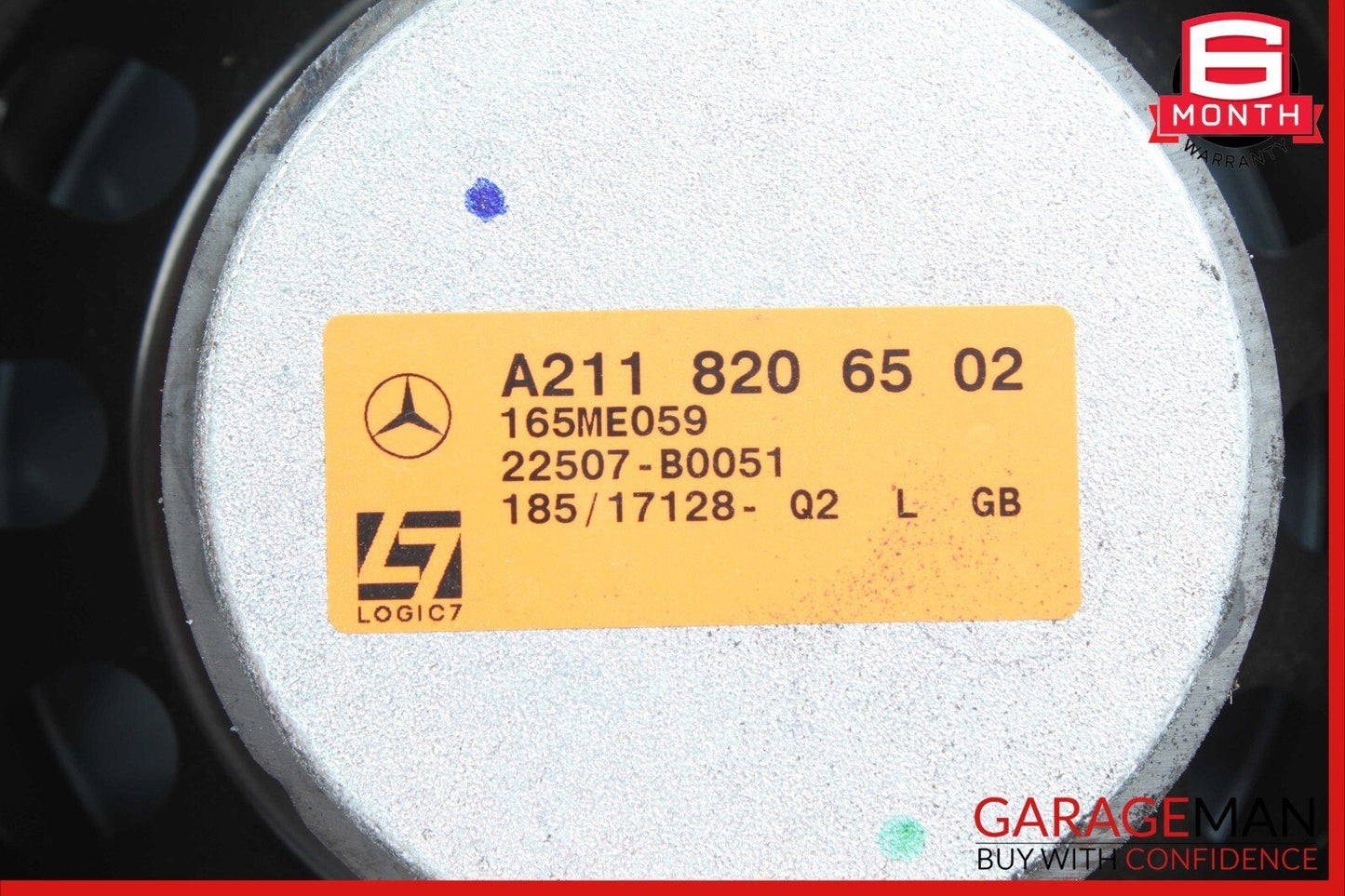 07-09 Mercedes W211 E350 E500 Front Left & Right Door Audio Sound Speaker Set