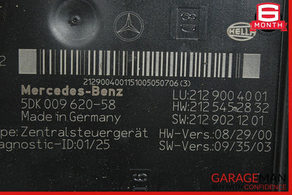 10-11 Mercedes W212 E500 E550 Rear SAM Module Fuse Box Relay 2129003702 OEM