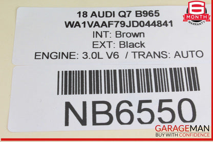 17-24 Audi Q7 Rear Left / Rear Right Lower Control Arm 4M0505311J OEM