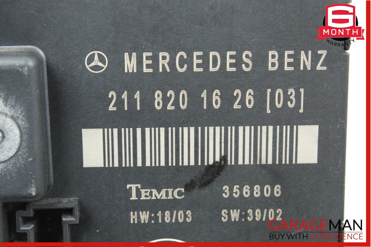03-09 Mercedes W211 E350 E55 AMG Rear Right Passenger Side Door Control Module