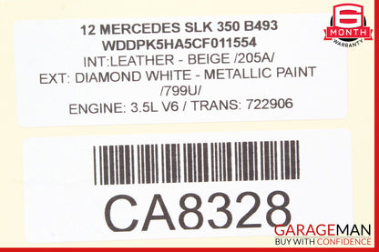 12-16 Mercedes R172 SLK350 Engine Direct Injector Cylinder Head OEM