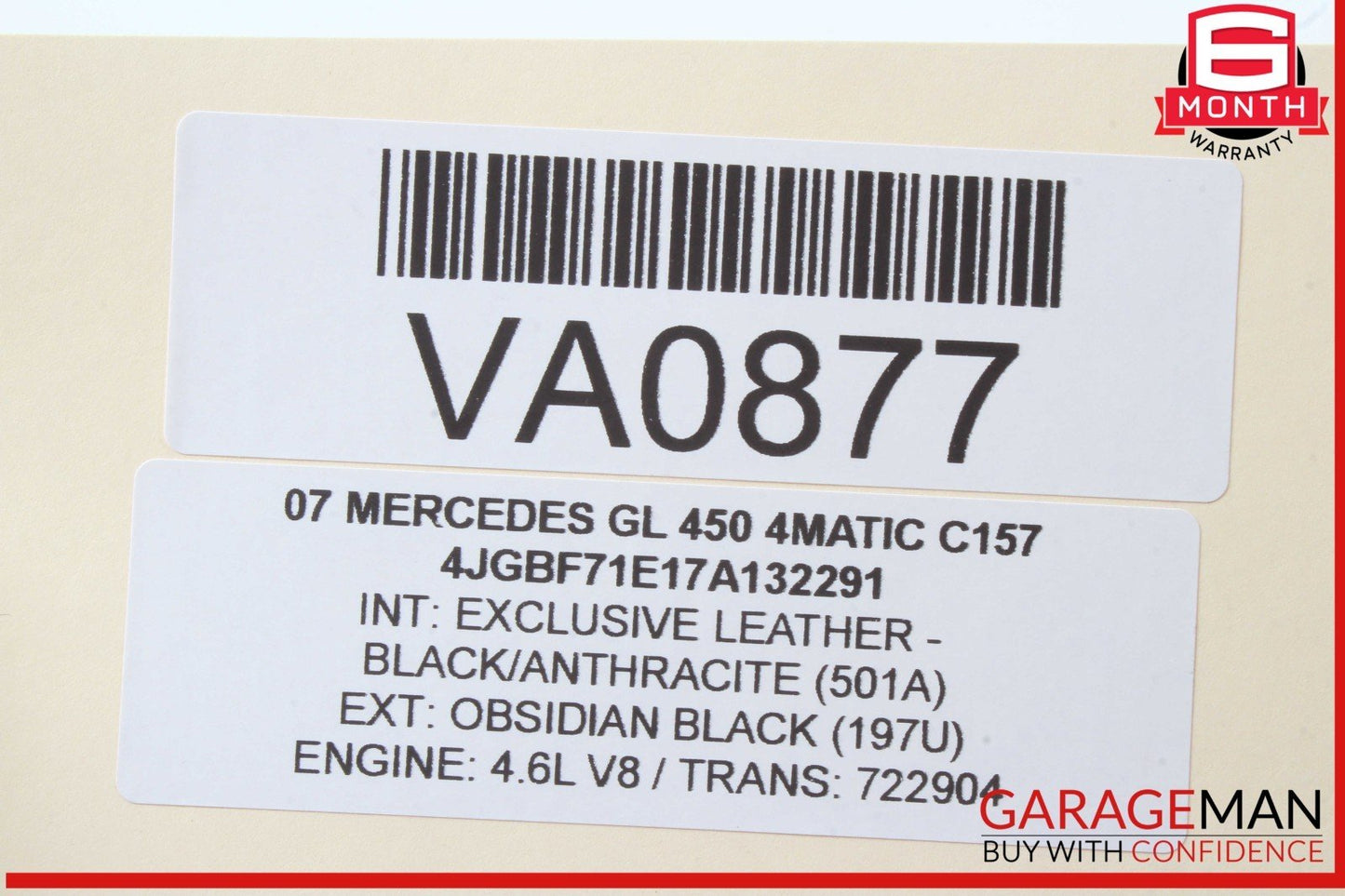 03-11 Mercedes X164 GL450 4MATIC Sirius Satellite Radio Receiver 1648205889 OEM
