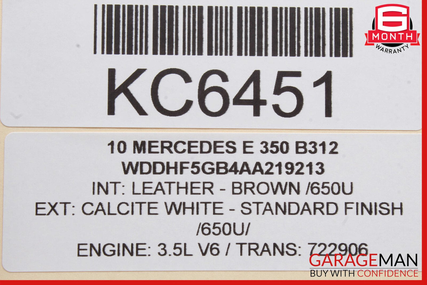 08-18 Mercedes W212 E350 SLK350 E400 Front Left Side Door Control Module OEM